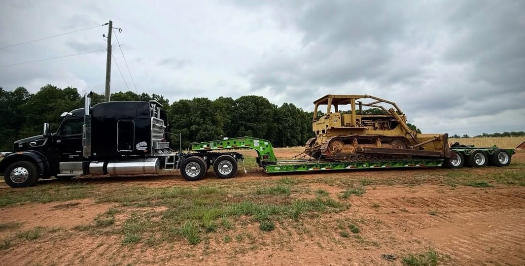 Cat dozer · RGN lowboy · Georgia